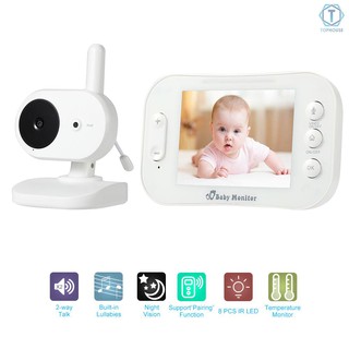 ★3.5 inch Wireless TFT LCD Video Baby Monitor Kits Two-way Audio Video IR Night Vision Camera Real-t (5)
