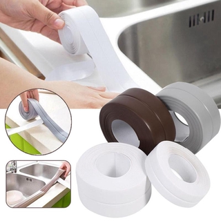 3.2M Bathroom Shower Sink Bath Sealing Strip Tape White PVC Self-Adhesive Waterproof Mildew Proof Wall sticker for Bathroom Kitchen