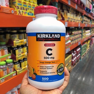 ✣Kirkland Vitamin C 500 mg Chewable C500 Immune Antioxidant Sodium Ascorbate Ascorbic Acid Vitamin C