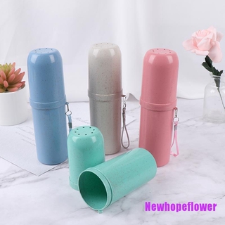 [NFPH] Portable Travel Toothpaste Toothbrush Holder Cap Case Household Storage Cup
