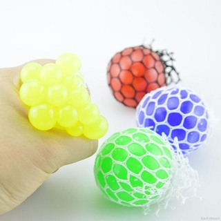 1pcs Funny Grape Squeeze Ball Mesh Stress Relief Toy for Kids Anxiety Relief Stress Toy