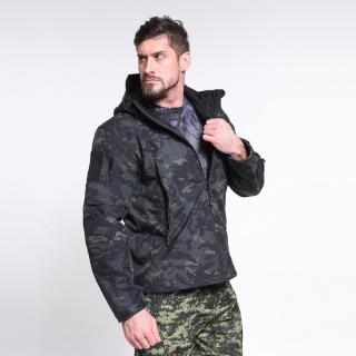 Outdoor Camouflage Hooded&Jacket Men's Warm Coat Casual Winter Outwear