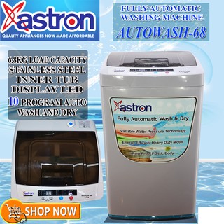 Astron AUTOWASH-68 Fully Automatic Washing Machine 6.8 kg Capacity (1)