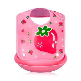BABA Baby Toddler Feeding Waterproof Bib With Detachable Food Catcher With Case (1)