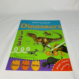 (New) Learn to Write Wipe Clean Books - Bugs and Dinosaurs