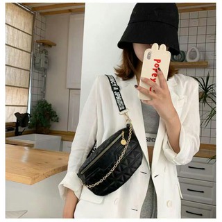 2178#Korean style all-match cross-body fashion bungee chest bag
