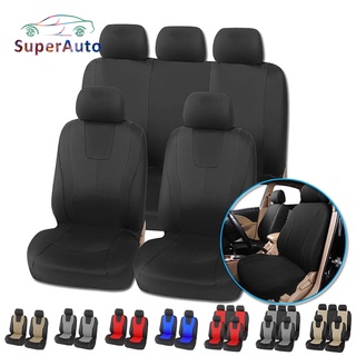 SuperAuto Car Seat Covers Universal Fit Car Accessories Auto Seat Protectors Car Styling