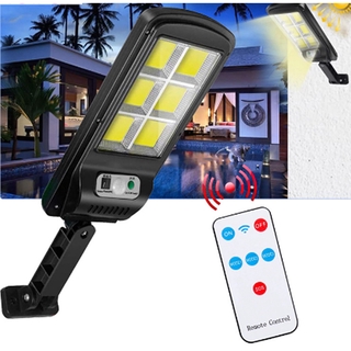 HL Solar Street Lights Outdoor Waterproof LED Light 3 Modes With Remote Wall Lamp Solar Powered