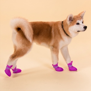 Summer Medium Large Dog Rain Boots Big Dog Waterproof Dog Shoes Pet Shoes Golden Retriever Booties Rainy Day Pet Supplies