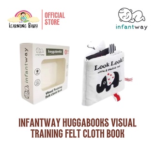 INFANTWAY HUGGABOOKS VISUAL TRAINING FELT CLOTH BOOK (1)