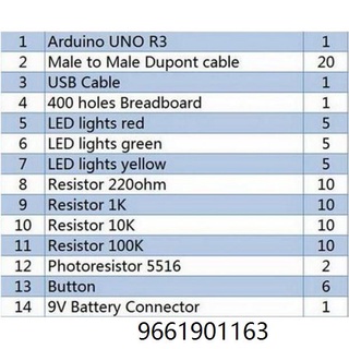 Arduino Starter UNO R3 Basic Kit