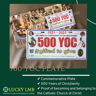 LMB | 500 YOC Commemorative Plate | 500 years of Christianity plate