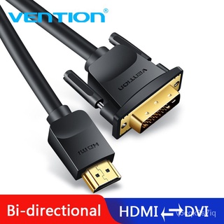 Vention HDMI to DVI Cable 1m 2m 3m 5m DVI-D 24+1 Pin Support 1080P 3D High Speed HDMI Cable for LCD