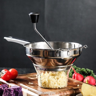 Manual Multifunctional Baby Stainless Steel Cookware Shredding Puree Soup Applesauce Food Mill