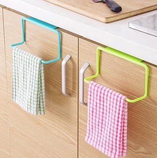 Single Pole Plastic Towel Racks Bar Rack Holder Shelf