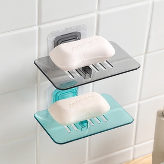 Punch-free Soap Holder Bathroom Soap Dish Sponge Holder With Drain Soap Case