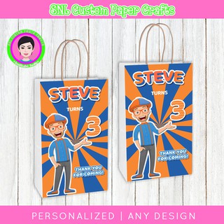 Blippi Loot bag Personalized Customized Candy Bags