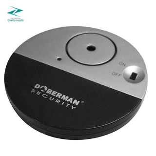 DOBERMAN SECURITY 100DB Wireless Electronic Vibration Detector Cabinet Door Window Vibration Sensor Alert Security Alarm Detector