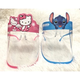 SALE faceshield for Kids with colorful eyeglass