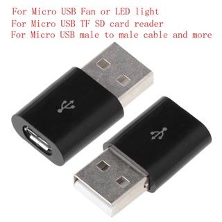 USB 2.0 Male to Micro USB Female Adapter Converter Card Reader
