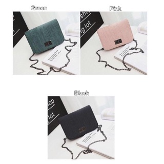 simple studio Classic Flap on chain korean sling bag (6)