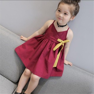 Baby Girls Mini Dress Sleeveless Appliques Floral Design Princess Dresses