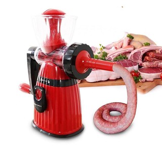 Hand Crank Manual Meat Mincer 663 RED