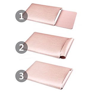 Leather Sleeve Case For MacBook/Laptop Bag with Mouse Pad (3)
