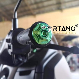 Rtamo Titanium Alloy Handbar end with 2pcs m6x40 bolt set