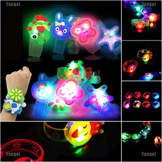 Yangel Flashlight LED Wrist Watch Bracelet Toy Cute Cartoon Halloween Xmas Kids Gift (1)
