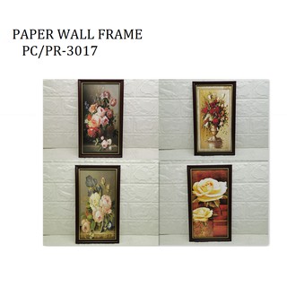 [VS] PAPER WALL FRAME PAINTING STYLE FLOWER DESIGN (PR/PC-3017)