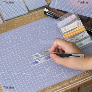 Tinching♥♥Multi-Size Translucent PVC Cutting Mat Patchwork Cut Pad Rubber Carving Board