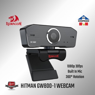 Redragon Webcam GW800-1 Hitman HD 1080p