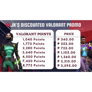 Valorant Points - Philippines Server Only