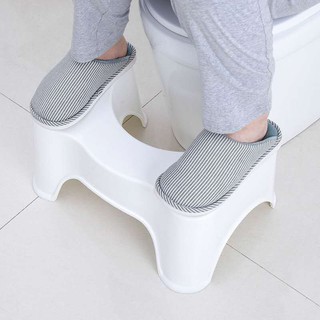 ◑Potty Help Prevent Constipation Bathroom Toilet Aid Squatty Step Foot Stool (1)