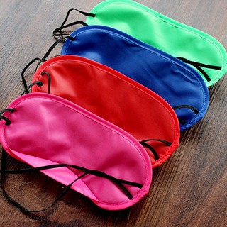 1PC New Pure Silk Sleep Eye Mask Padded Shade Cover Travel Relax Aid