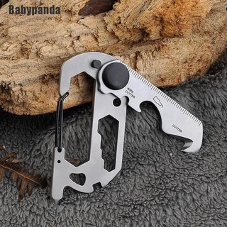 Babypanda~ Multifunction Climbing Carabiner Edc Keychain Gear Outdoor Tools Camping Hiking