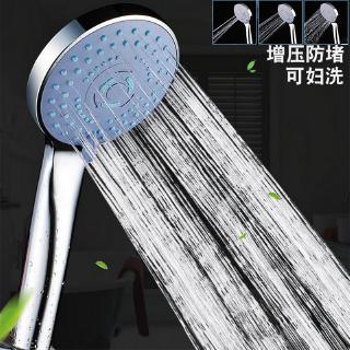 3 Mode Silicone Nozzle Shower Head HandHold Rainfall Jet Spray High pressure Powerful Shower Head Chrome plating