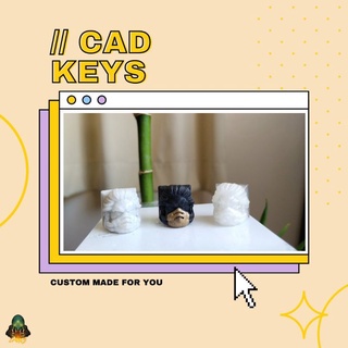 ✙▤♗Custom Order Artisan Keycaps (FDM Printed)