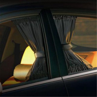 ✥Universal 70CM 2PCS Adjustable VIP Car Window Curtain (1)