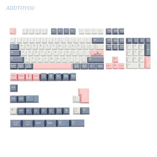 【3C】 Keycap Dye Sublimation Cherry Profile Mechanical Keyboard PBT Keycap 135Keys/Set