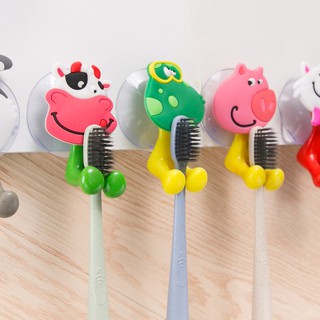 Cartoon Suction Cup Toothbrush Holder Wall Suction Holders