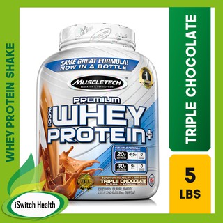 MuscleTech Premium Whey Protein Plus - 5lbs Triple Chocolate (1)
