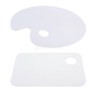 ◙▣Creative Clear Acrylic Palette Mixing Palette Trays for Oil Painting Acrylic