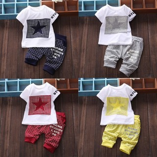Baby Boy Kid Summer Shirt STAR Sportswear T-shirt Top and (1)