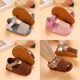 Newborn shoes for baby girl Baby girl sandals fashion Princess shoes Non-slip First toddler shoes