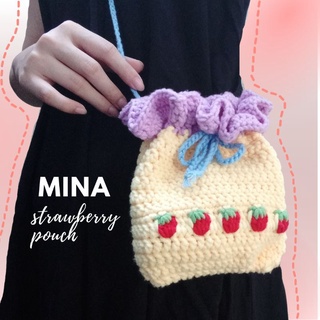 Twice Mina Strawberry Crochet Bag [crochetbyaes]