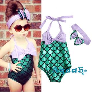 ✿ℛFashion Stock Mermaid Toddler Kids Girls Swimwear