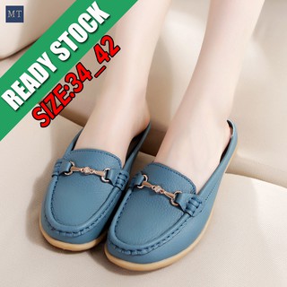 Women's Fashion Work Loafers Ready Stock Women's Flat Work Moccasin Shoes Casual Loafers