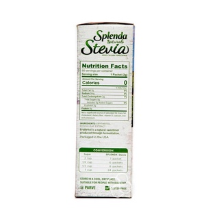 Splenda Stevia Natural Sweeter 80 packets 160g